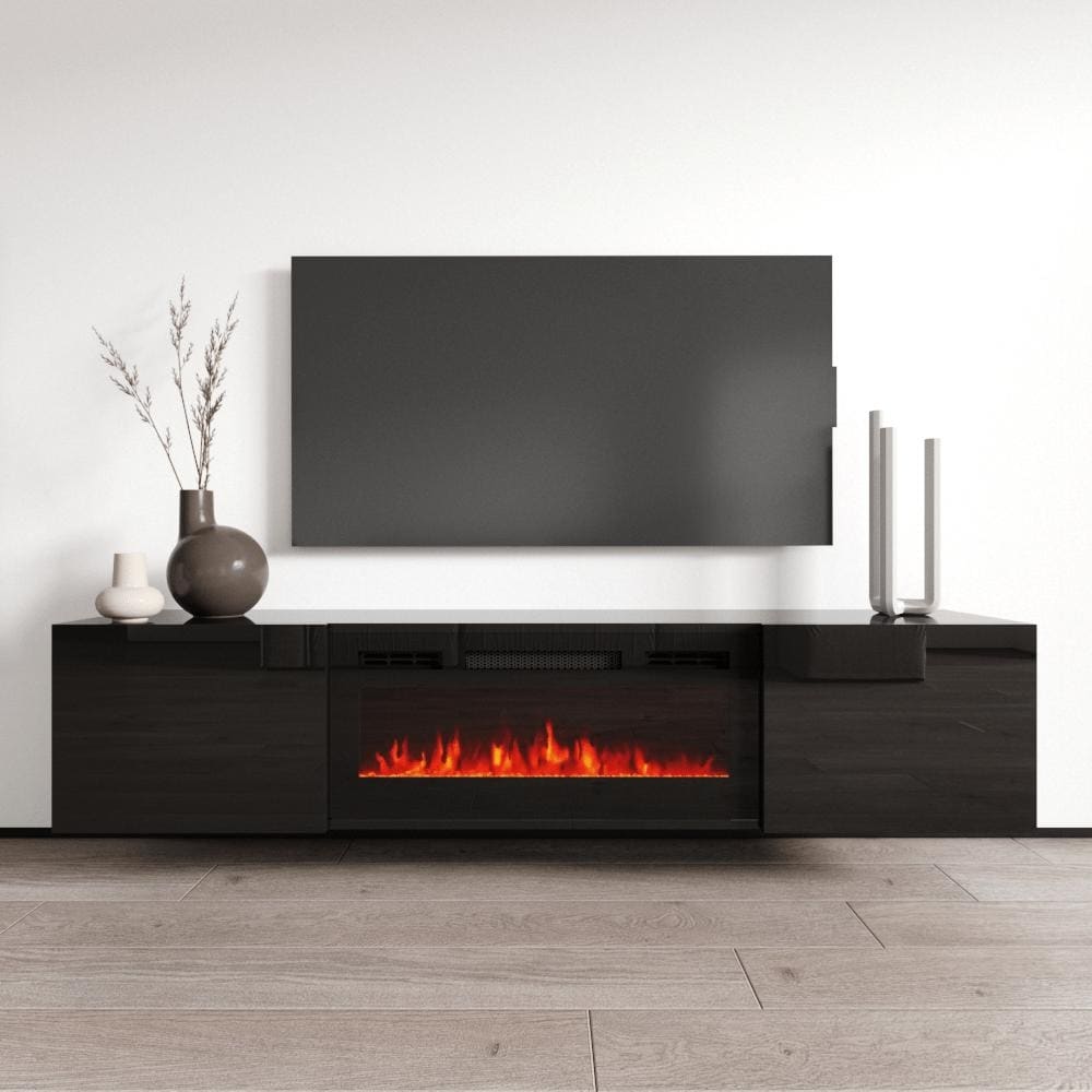 Modern &amp; Contemporary Fireplace TV Stand - Bed Bath &amp; Beyond
